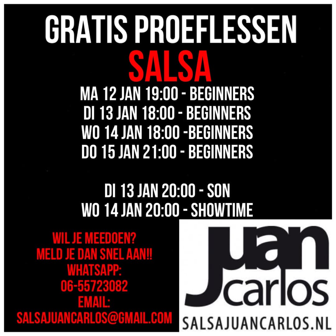 Proeflessen Salsa