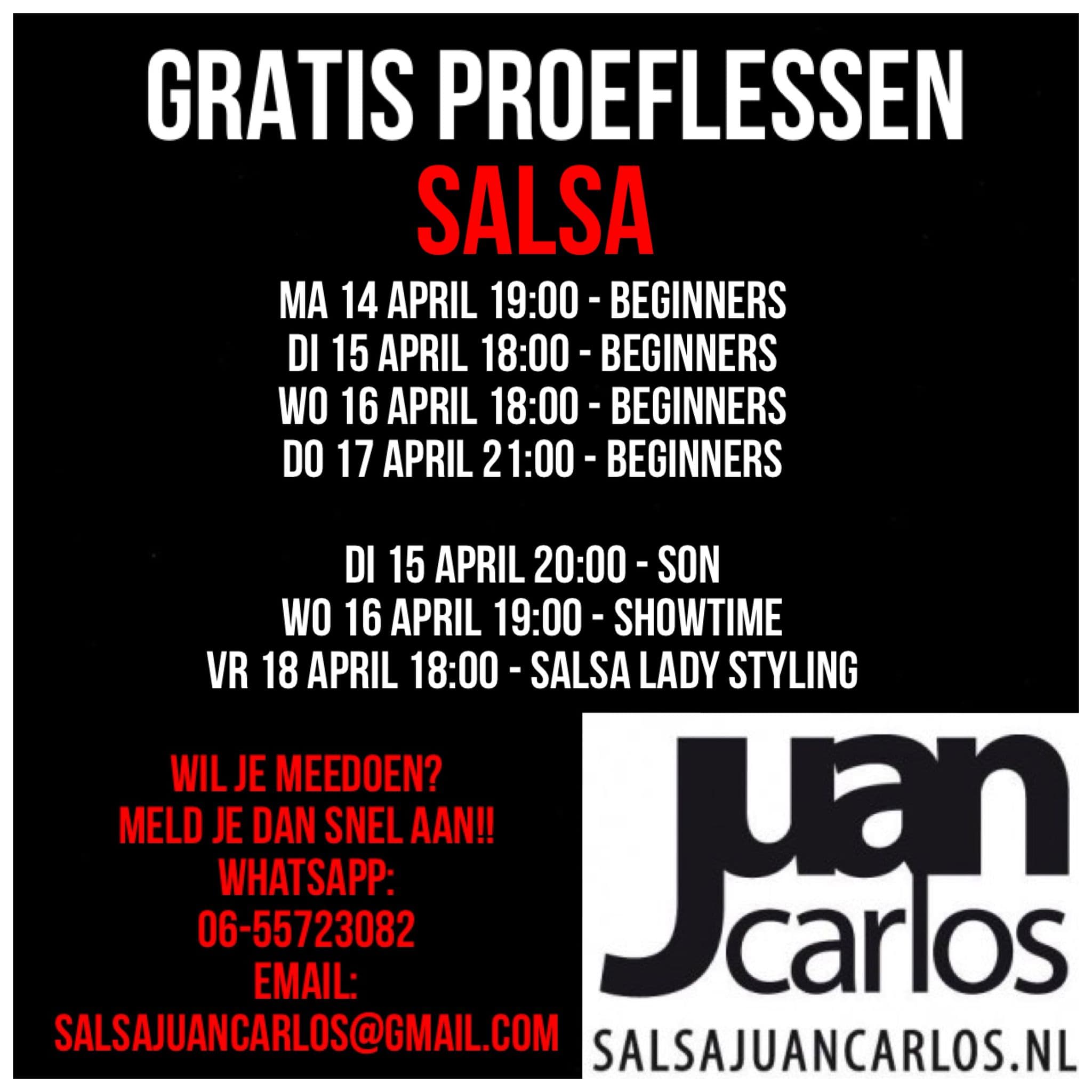 Proeflessen Salsa